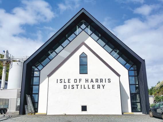 The Isle of Harris Distillery is a recent addition to the island's economy - creating malt whisky along with the award-winning Isle of Harris Gin. Visitors to Harris can also tour the island's Abhainn Dearg Distillery, which also creates both whisky and gin and is located near the pristine golden sands of Uig Beach.
Picture: Isle of Harris Distillery