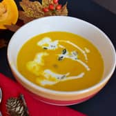 Halloween pumpkin soup