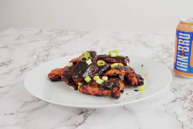 Irn-Bru chicken wings