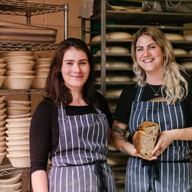 Rachel Morgan and Emily Cuddeford from Twelve Triangles Bakery