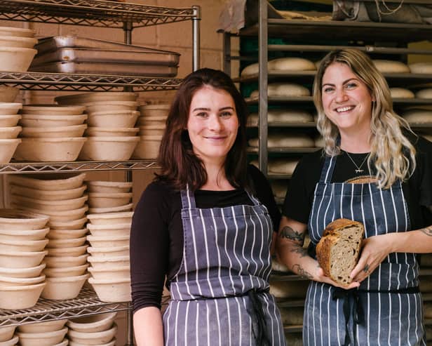 Rachel Morgan and Emily Cuddeford from Twelve Triangles Bakery