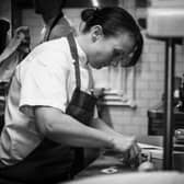 Head chef Lorna McNee in action in her kitchen