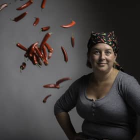 Sheena Horner, Galloway Chillies. Picture: David Moses