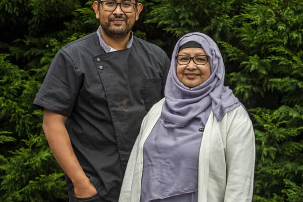 Sunny Mollah with his mum Suraya. Photo: Lisa Ferguson
