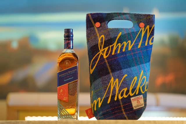 30th November 2022, Edinburgh – Johnnie Walker Princes Street is celebrating St Andrew’s Day with the launch of a highly desirable new whisky, complete with luxury packaging created in collaboration with legendary Scottish textile house, Harris Tweed Hebrides.
Photograph: Mike Wilkinson…30/112022
Issued on behalf of Diageo.
Copyright: Mike Wilkinson.
Credit: Mike Wilkinson.
07768 393673
mike@mike-wilkinson.com
www.mike-wilkinson.com
