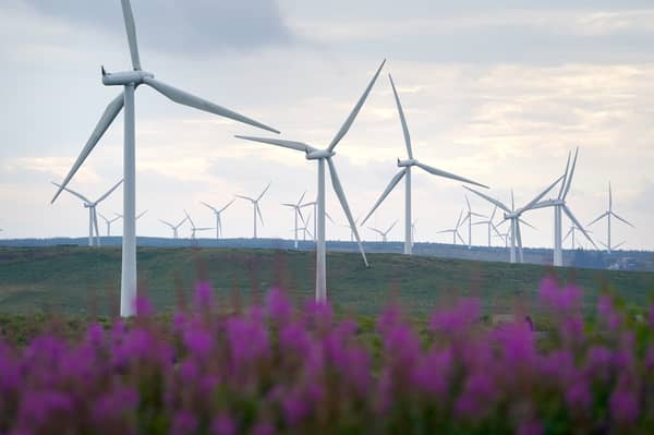 Whitelees windfarm near Eaglesham, East Renfrewshire