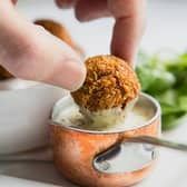 MasterChef : The Professionals winner and Head Chef at The Golf Inn, Derek Johnstone.
World Whisky Day in the Kitchen - Haggis Bon Bons with Arran Mustard and Glenkinchie Whisky Mayonnaise