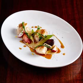Food - World Gin Day 
Scallops recipe by Craig Hart at the Sheraton Grand Hotel and Spa