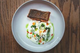 Brian Mcleish, Sea trout, buttermilk, fennel and coriander