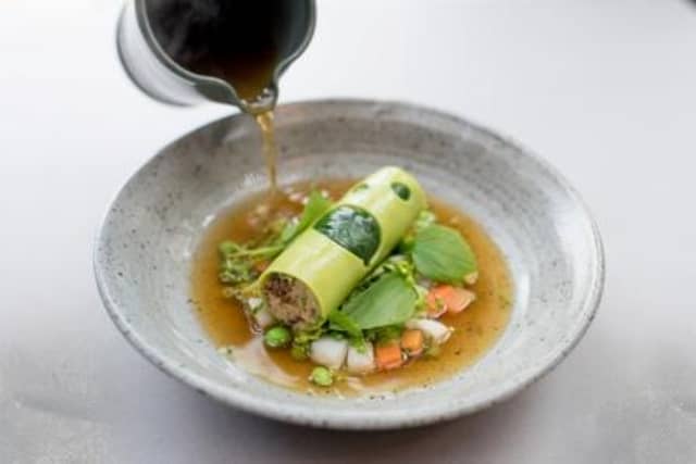 Tom Kitchin recipe shot for Scotland on Sunday