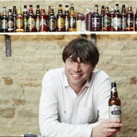 Lidl's new craft brewery range with Alex James. Picture: Lidl