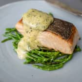 Sea Trout with Seaweed and a Seaweed Hollandaise. Picture: Marc Millar