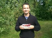 Joe with Plums