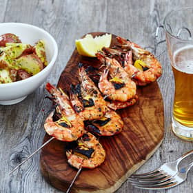 Prawn skewers - Craig Hart 
Sheraton