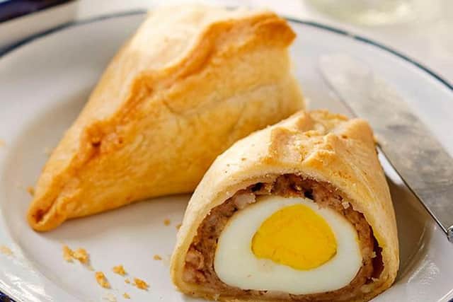 Tesco's Scotch egg pasty