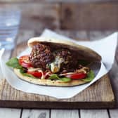 Cyrus Todiwala’s blue cheese-stuffed lamb burgers