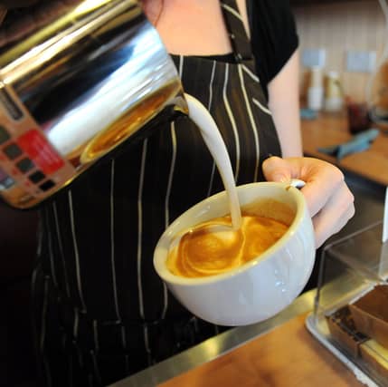 24/08/2015
Coffee Magic, Stockbridge
Elena and Raymond Blackwood enjoy a coffee
Generic Coffee Shops - story about how Britons spend £4.5bn a year in coffee shops
Brew Lab and Coffee Magic