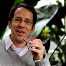 Pic Lisa Ferguson 10/11/2015

Sweet news for chocolate fans as Botanics experts discover close relations to under-threat cacao tree.

Head of Tropical Diversities Toby Pennington with the Cacao Tree which is in Edinburgh Royal Bontanical Gardens