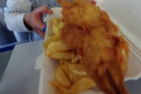 Fish and chips in Edinburgh