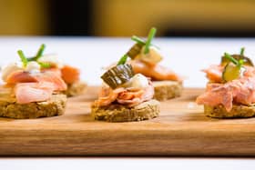 Neil Forbes - Cafe St Honore recipes : Trout Canapes