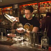 Pictured: Daniel Clark was on hand to mix the Still in Bloom cocktails,

A new Scotland Gin Trail has been launched today in Edinburgh as the Wine and Spirit Trade Association publish a map which features 12 destinations and showcases the best in British gin 
© Ger Harley/ StockPix.eu 21 January 2016