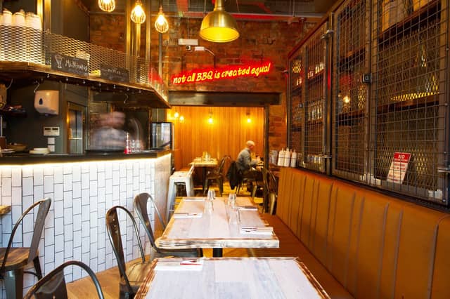 15/01/16 . GLASGOW. Smoak BBQ, 6 Royal Exchange Square, Glasgow, Glasgow City G1 3AB. Restaurant review for Spectrum Mag.
