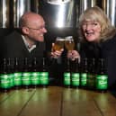 12/02/16 .  GLASGOW. Mono cafe-bar, King's Court, Glasgow.
PATRICK HARVIE LAUNCHES OWN BEER FOR GLASGOW KELVIN CAMPAIGN 

Scottish Green Party co-convenor and Glasgow MSP Patrick Harvie today (Friday) launched his very own beer - Harvie’s Hoptimistic - at Mono in Glasgow. 
Made by local brewery Jaw Brew, the bottle conditioned Pale Ale is available throughout the city, where Harvie is looking to raise a glass in celebration of being elected as a constituency MSP for Glasgow Kelvin.