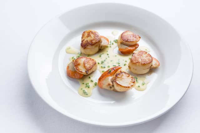 Neil Forbes - Cafe St Honore recipes
Scallops in a chive sauce