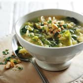 Food - The Genius Gluten Free Cookbook by Lucinda Bruce-Gardyne with photography by Joff Lee (Vermilion, £14.99)
Green Vegetable Minestrone