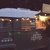 The Crema Caravan is just one of the local businesses that will be selling their wares at the full moon parties. Picture: Secret Herb Garden