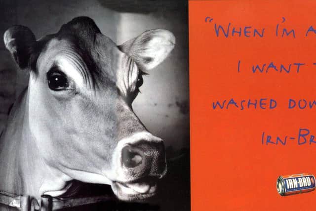 A small number of advertisements attracted a massive amount of complaints last year with a poster featuring a cow dreaming of becoming a beefburger voted the most offensive, according to watchdogs. The Advertising Standards Authority said the advert for Irn-Bru fizzy drinks attracted 589 complaints.