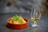 Vegan Tapas Dishes from Mono paired with SMWS whiskies.
Goan Curry paired with 82.26. Juicy, Oak & Vanilla.