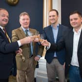 (l-r) Andrew, Scott, Stewart Laing