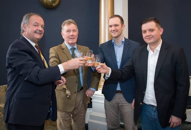 (l-r) Andrew, Scott, Stewart Laing