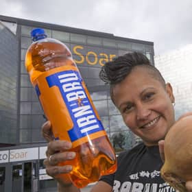 Rachna Dheer, who has created an Irn-Bru hamburger