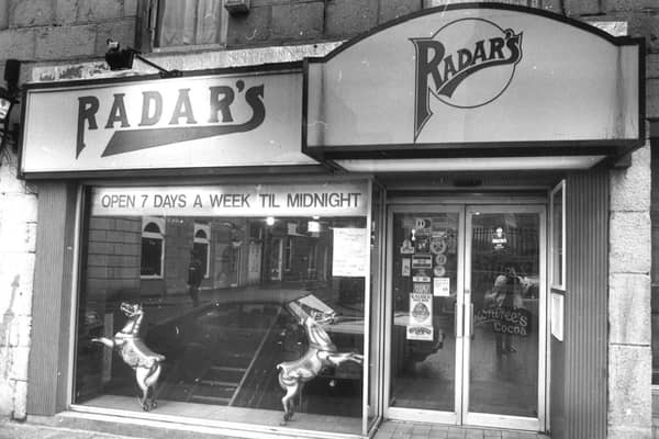 Radar's bar was a popular haunt in the 1980s. Picture: Press & Journal