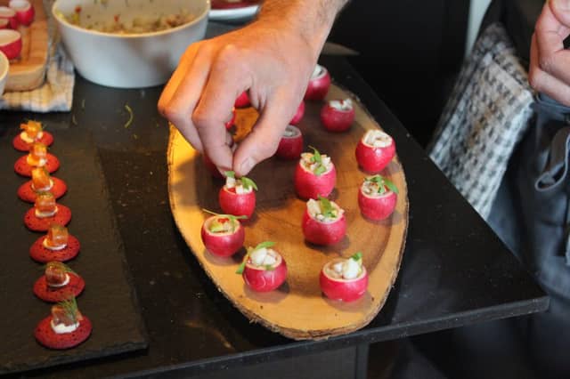 Picture: an example of some of the delicious canapes made by Barry, Gordon McGuinness