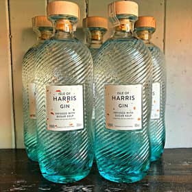 Picture: Harris gin, Gray's Deli Glasgow