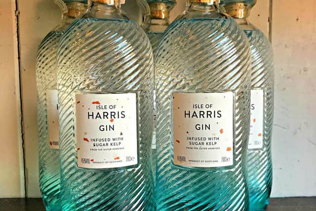 Picture: Harris gin, Gray's Deli Glasgow