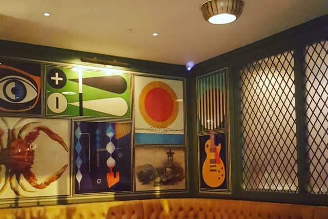 Picture: upstairs seating in The Ivy on the Square, Rosalind Erskine