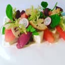 Picture: Bortwick Castle smoked pigeon salad
