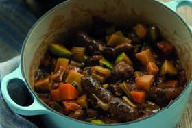 Venison sausage stew