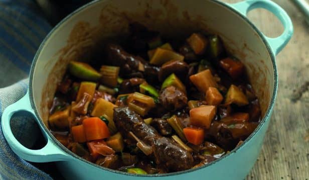 Venison sausage stew