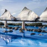 The incredible recreation of the Queensferry Crossing. Picture: Seafish