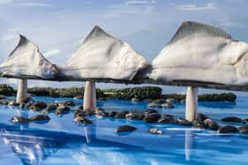 The incredible recreation of the Queensferry Crossing. Picture: Seafish