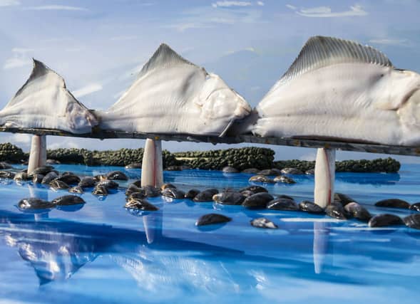 The incredible recreation of the Queensferry Crossing. Picture: Seafish