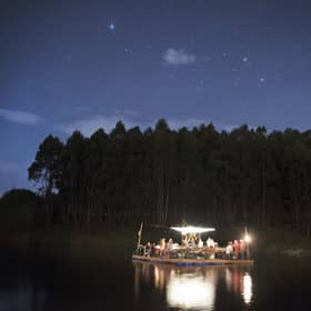 Picture: One Star House Party's floating restaurant in Kenya, supplied