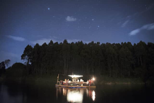 Picture: One Star House Party's floating restaurant in Kenya, supplied