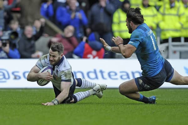 JP License
2017 Six Nations 
Scotland v Italy, Murrayfield Stadium, Edinburgh.

Tommy Seymour of Scotland scores Scotland's fourth try despite Giovanbattista Venditti of Italy



 Neil Hanna Photography
www.neilhannaphotography.co.uk
07702 246823