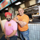 Tony Singh and Brother Lucky at their Food venture ‘Range Chaat at Bonnie & Wild St James Quarter Edinburgh 


Mark F Gibson / Gibson Digital 
infogibsondigital@gmail.co.uk
www.gibsondigital.co.uk

All images © Gibson Digital 2022